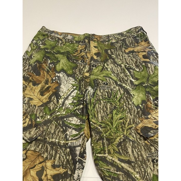 Mossy Oak Obsession Pants Mens Medium 40/42 XL Camo Cargo Hunting Outdoors - Picture 3 of 16